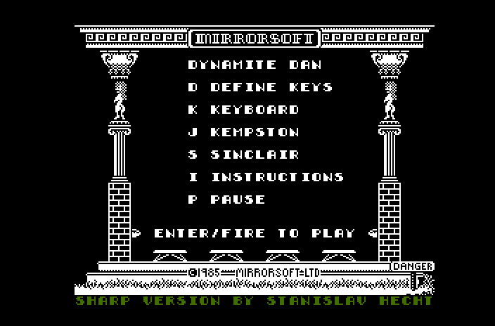 Dynamite Dan I — Screenshot 1