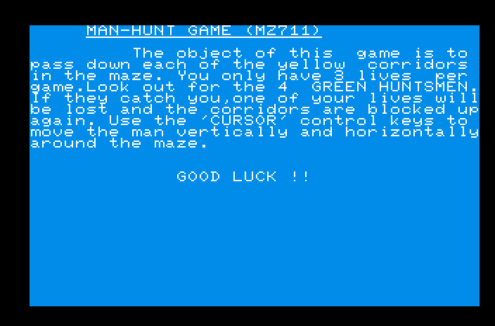 Man Hunt — snímek obrazovky 1