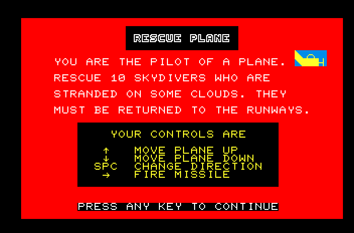 Rescue Plane — Screenshot 1