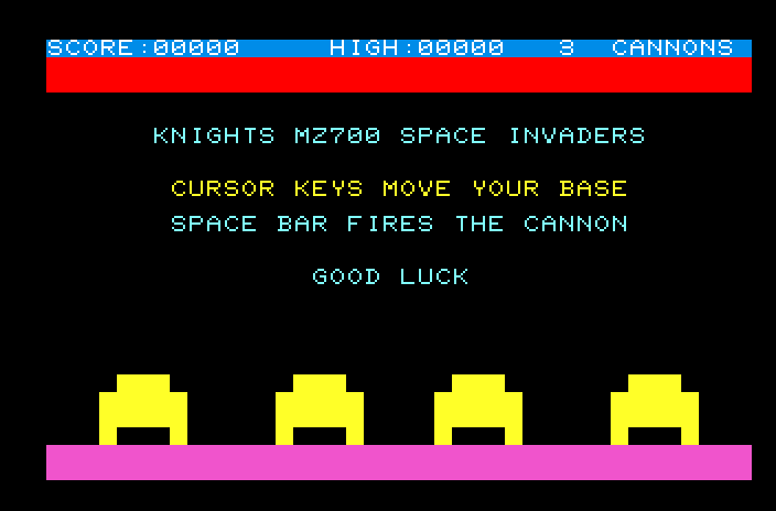 Space Invaders — Screenshot 1