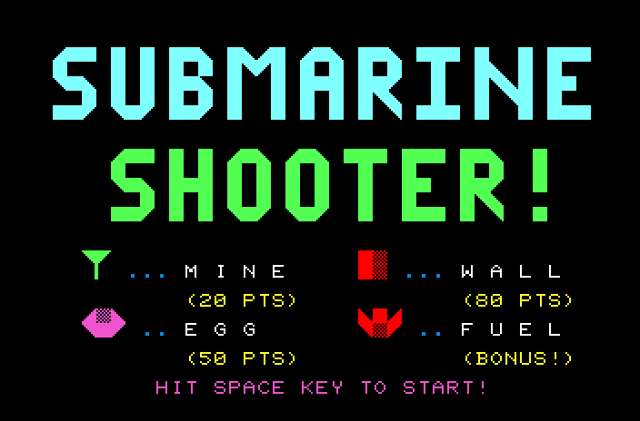 Submarine Shooter! — snímek obrazovky 1